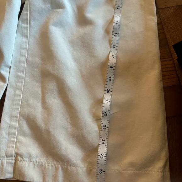 Twelfth street by Cynthia Vincent women's cream linen crop pant - Picture 7 of 8